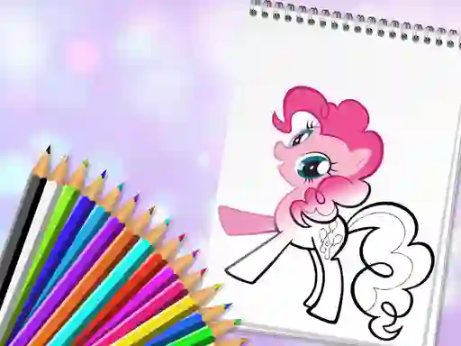 Igra Cute Pony Coloring Book spletu