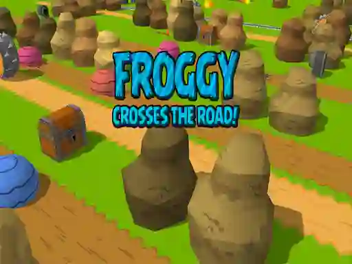 Igra Froggy Crosses The Road! spletu