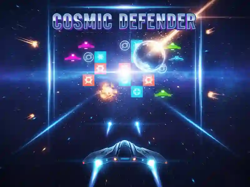 Igra Cosmic Defender spletu