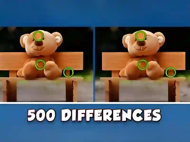 Igra Find 500 Differences spletu