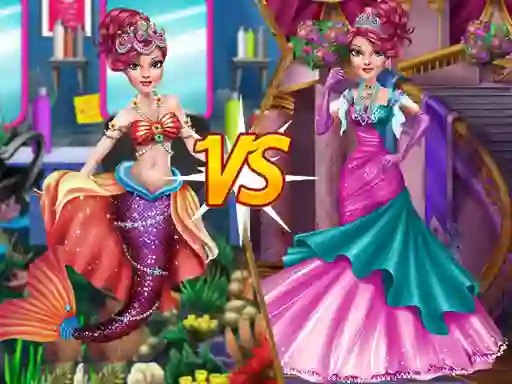 Igra Mermaid vs Princess spletu