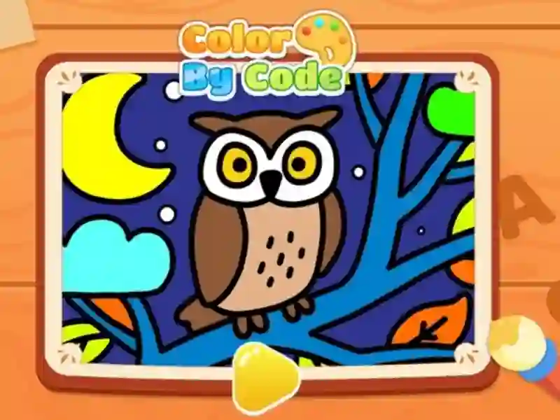 Igra Color By Code: Night Owl spletu