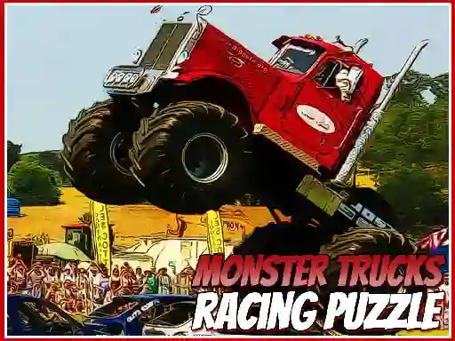 Igra Monster Trucks Racing Puzzle spletu