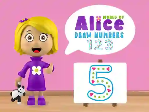 Igra World of Alice Draw Numbers spletu
