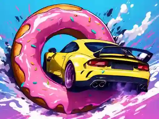 Igra Roof Car Stunt spletu