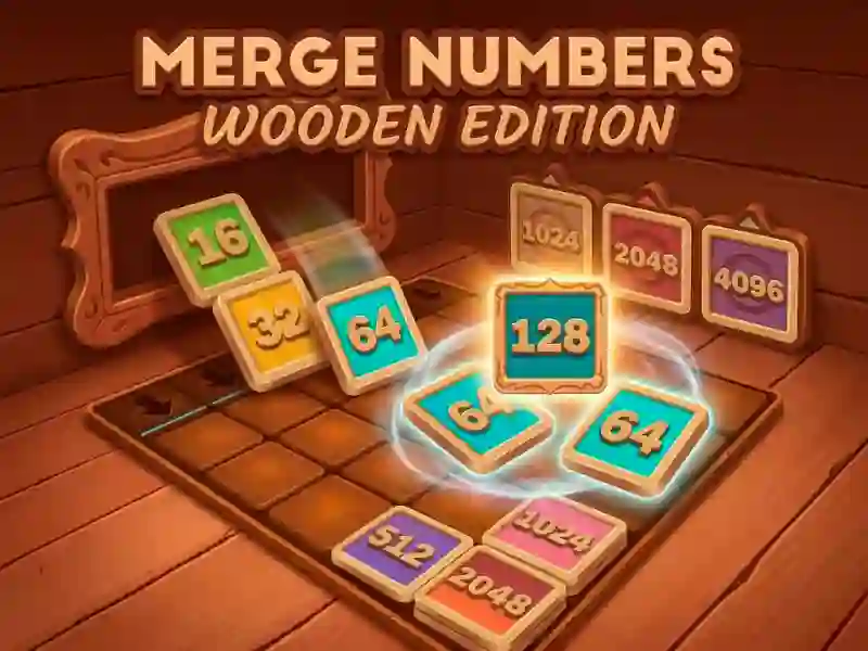 Igra Merge Numbers Wooden Edition spletu