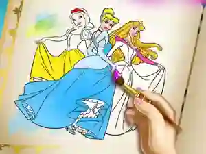 Igra Princesses Coloring Book spletu