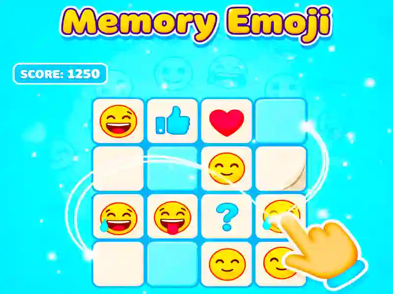 Igra Memory Emoji spletu
