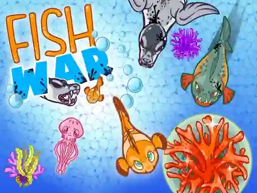 Igra Fish War spletu