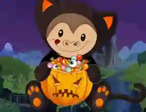 Igra Halloween Monkey Jumper spletu