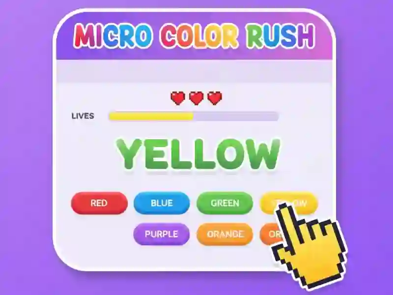 Igra Micro Color Rush spletu
