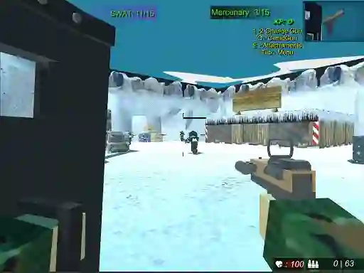 Igra Blocky Combat Swat 2 spletu