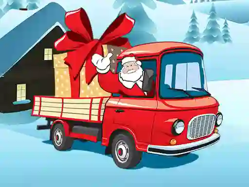 Igra Christmas Vehicles Jigsaw spletu
