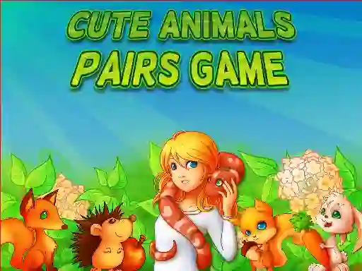 Igra Cute Animals Pairs Game spletu
