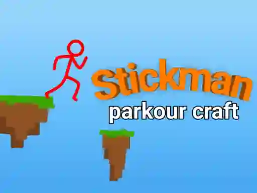 Igra Stickman parkour craft spletu