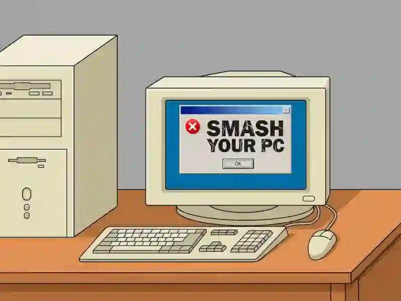 Igra Smash Your PC spletu