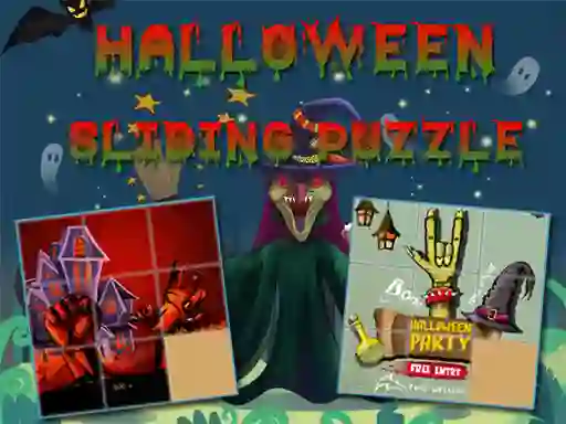 Igra Halloween Sliding Puzzle spletu