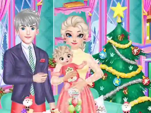 Igra Frozen Family Christmas Preparation spletu