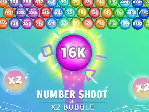 Igra Number Shoot x 2 bubble spletu