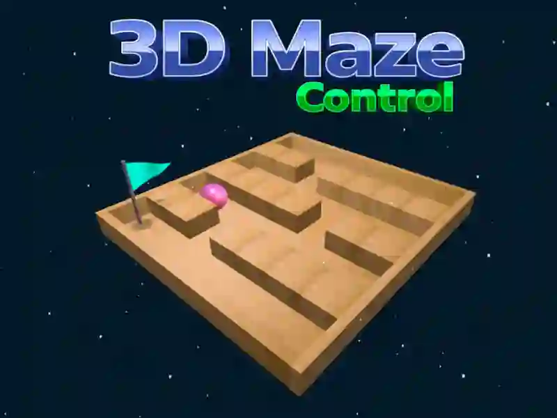 Igra 3D Maze Control spletu
