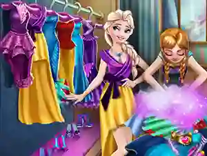 Igra Ice Kingdom Wardrobe Cleaning spletu