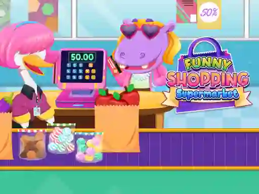 Igra Funny Shopping Supermarket spletu