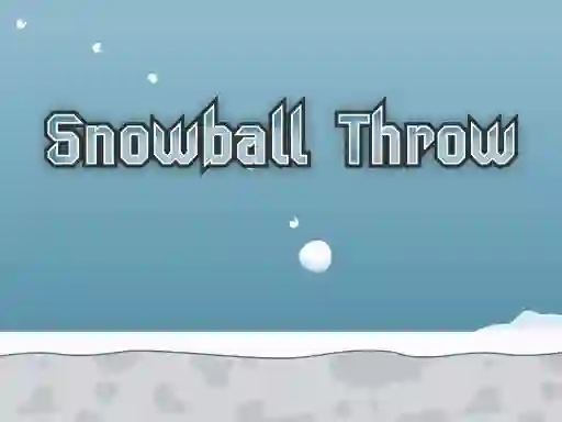 Igra Snowball Throw spletu