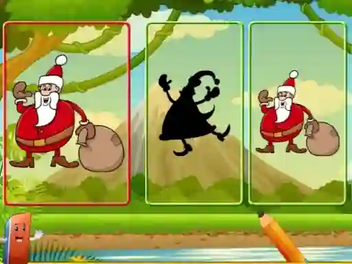 Igra Santa Shadow Match spletu