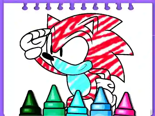 Igra Sonic Coloring Book spletu