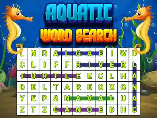 Igra Aquatic Word Search spletu