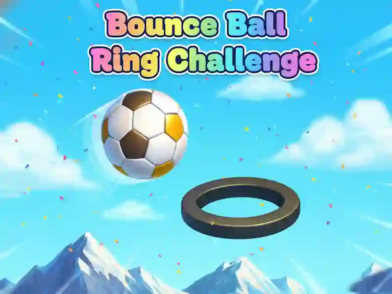 Igra Bounce Ball Ring Challenge spletu