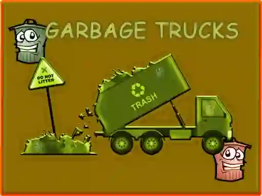 Igra Garbage Trucks Hidden Trash Can spletu