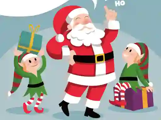 Igra Santa Merry Xmas Puzzle spletu