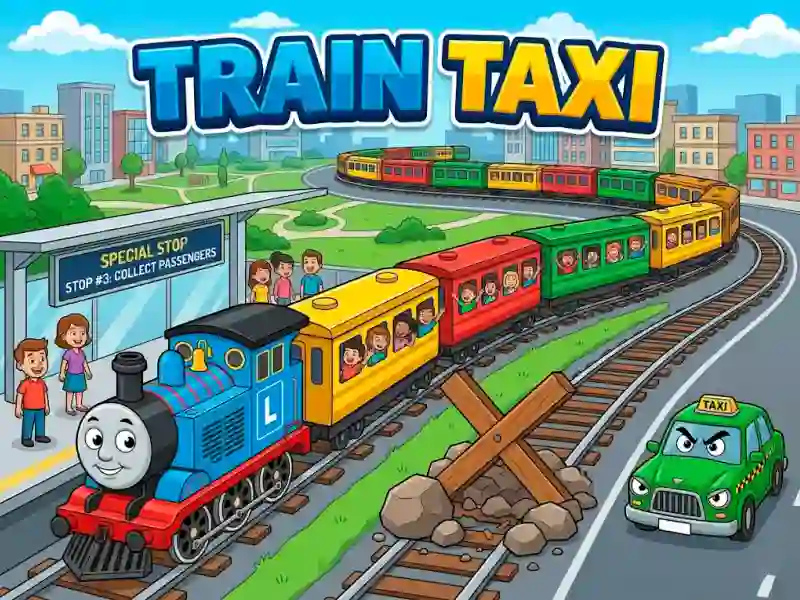 Igra Train Taxi spletu