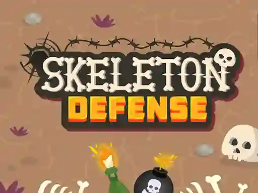 Igra Skeleton Defense spletu