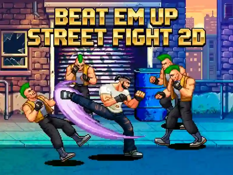 Igra Beat Em Up Street Fight 2d spletu