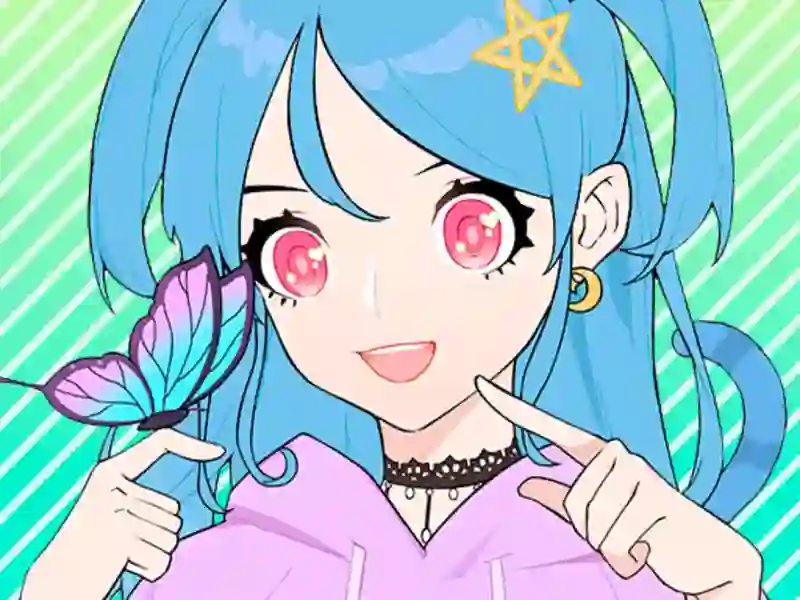 Igra Anime Avatar Design spletu