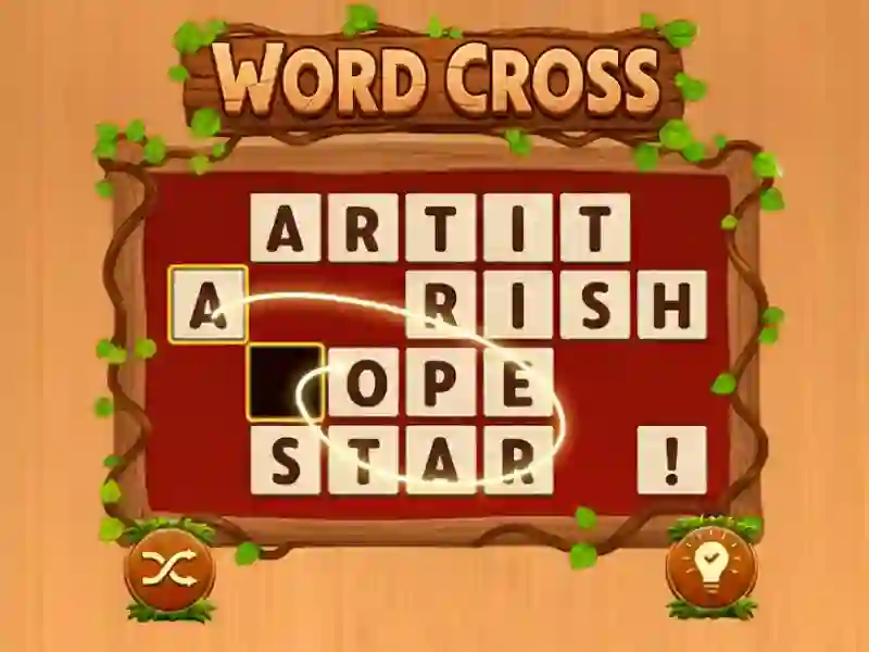 Igra Word Cross spletu