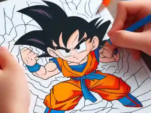 Igra Anime Coloring Book spletu