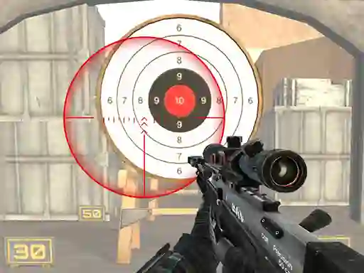 Igra 3D FPS Target Shooting spletu