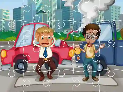 Igra Crash Car Jigsaw spletu