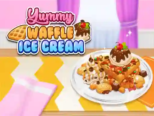 Igra Yummy Waffle Ice Cream spletu