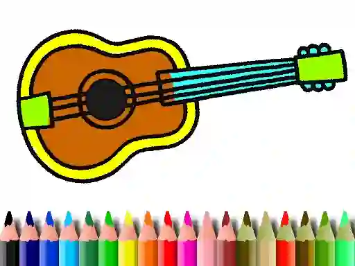 Igra Back To School: Music Instrument Coloring Book spletu