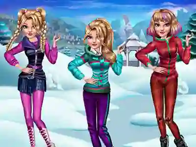 Igra Winter Looks spletu