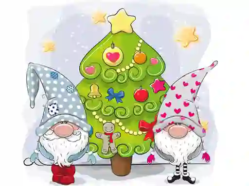 Igra Cute Gnomes Hidden Stars spletu