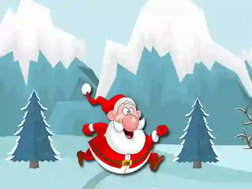 Igra Santa Running spletu