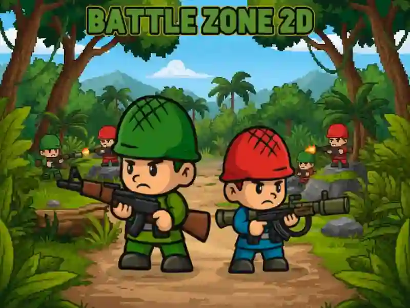 Igra Battle Zone 2D spletu