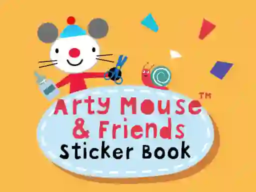 Igra Arty Mouse & Friends Sticker Book spletu