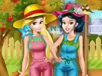 Igra Princesses Working In the Garden spletu
