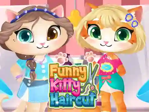 Igra Funny Kitty Haircut spletu